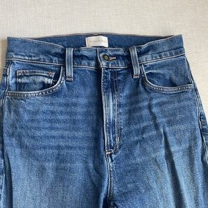 Favorite Daughter Valentina shortie super high rise tower jeans
